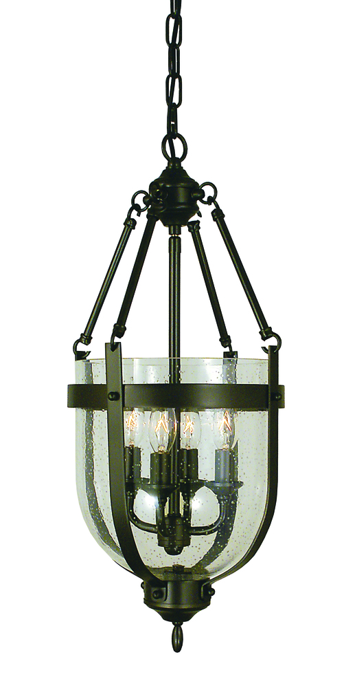 4-Light Brushed Nickel Hannover Mini-Chandelier