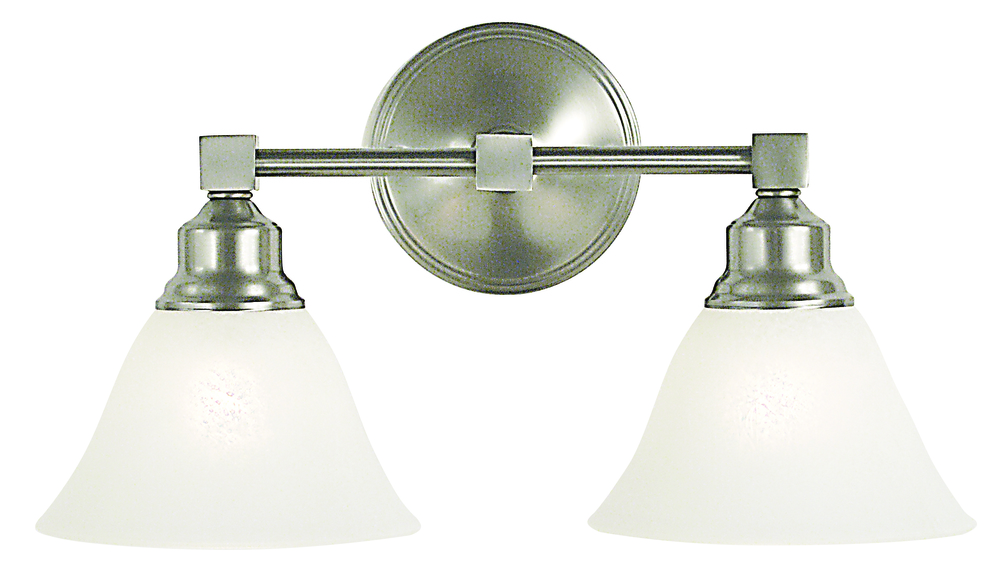 2-Light Polished Nickel Taylor Sconce