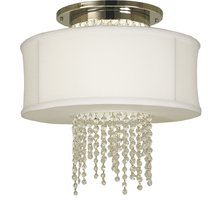 Framburg 1200 PN - 4-Light Polished Nickel Angelique Flush / Semi-Flush Mount