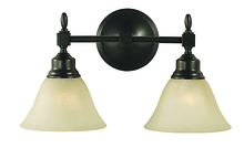 Framburg 2432 PB/AM - 2-Light Polished Brass Taylor Sconce