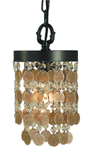 Framburg 2480 AB - 1-Light Antique Brass Naomi Pendant