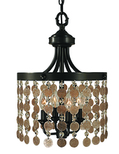 Framburg 2484 FB - 4-Light French Brass Naomi Mini Chandelier