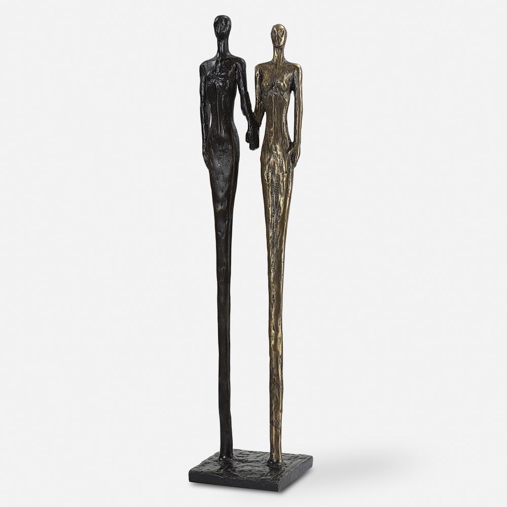 Two's Company Cast Iron Sculpture