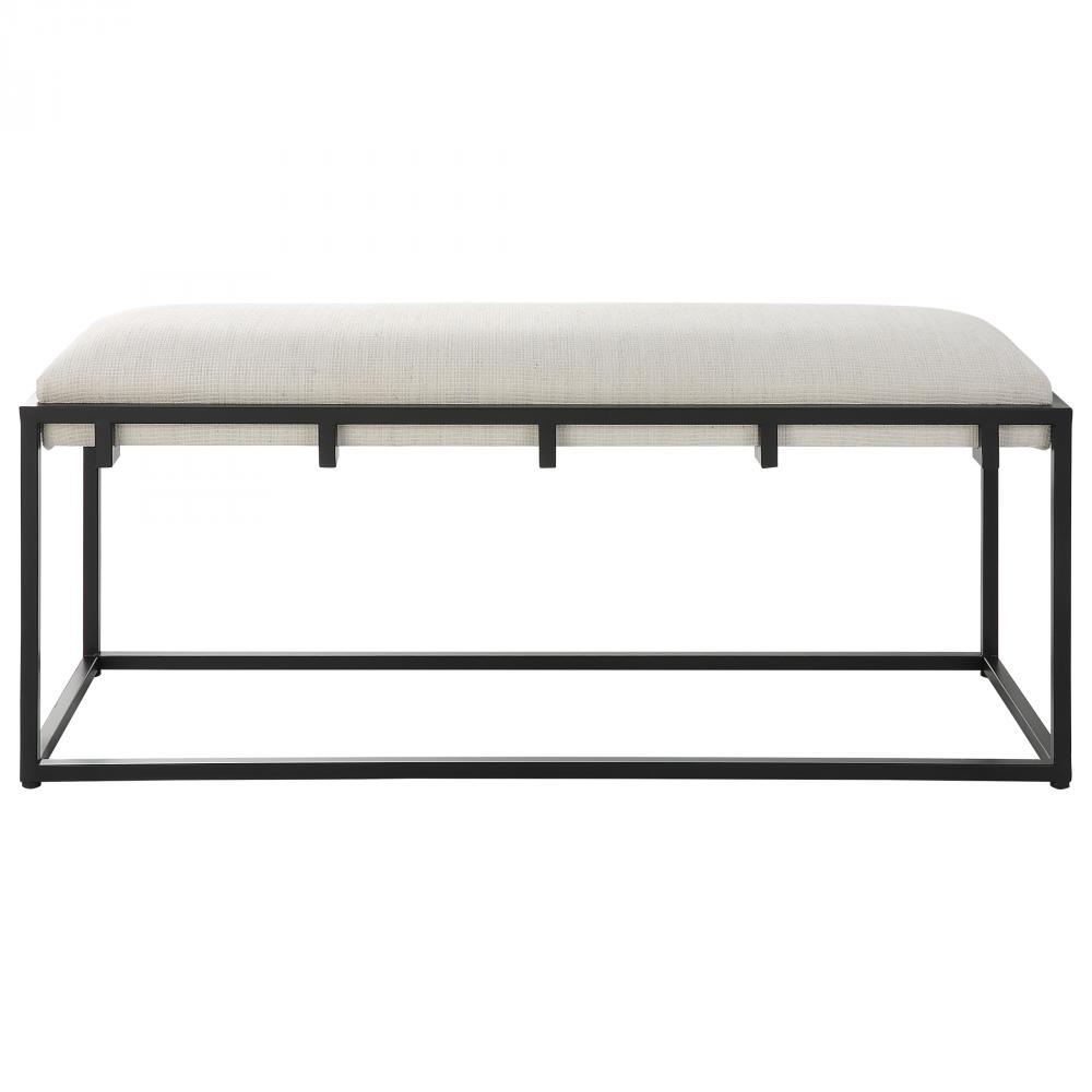 Paradox Iron & Fabric Bench