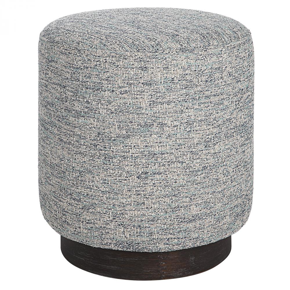 Avila Tweed Round Ottoman