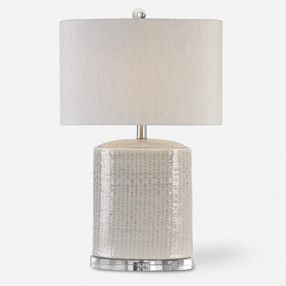 Uttermost Modica Taupe Ceramic Lamp