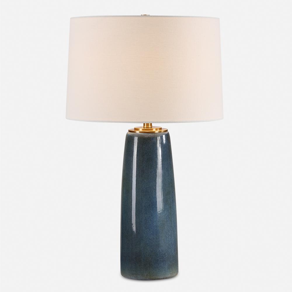 Submerged Deep Blue Table Lamp