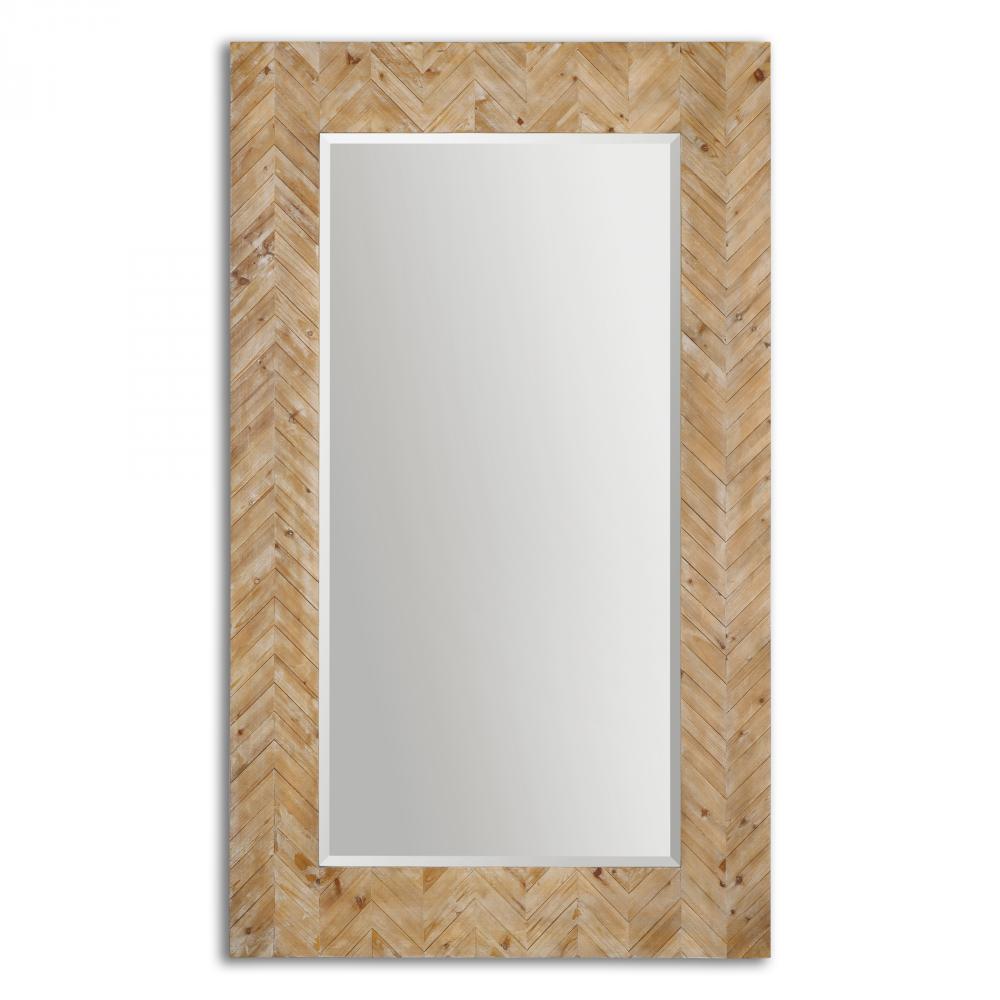 Demetria Oversized Wooden Mirror