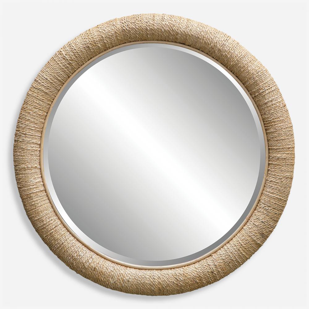 Mariner Natural Round Mirror