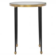 Uttermost 22965 - Stiletto Antique Gold Side Table