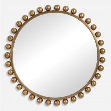 Uttermost 09695 - Cyra Gold Round Mirror