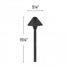 Hinkley 16016BK-LL - Mini Classic LED Path Light