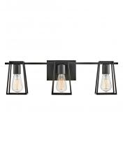 Hinkley 5163BK - Medium Three Light Vanity