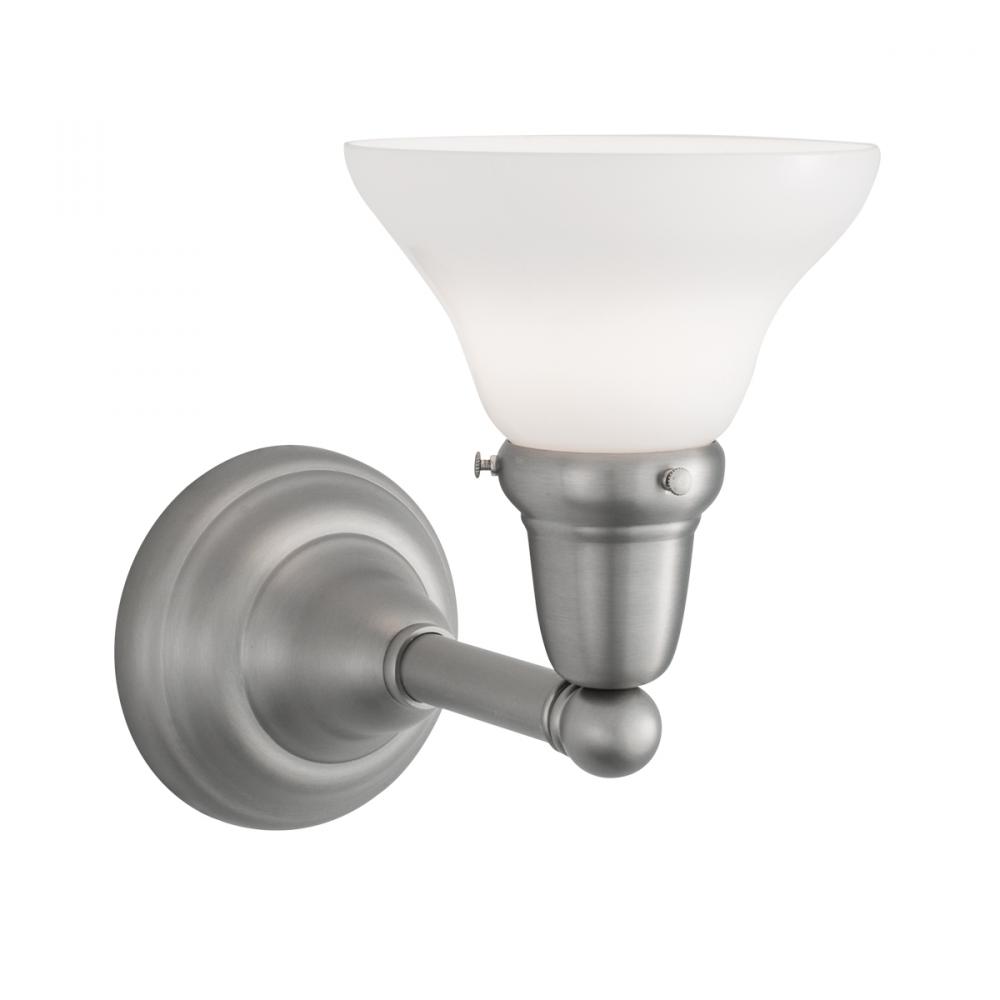 Coventry 9'' High 1-Light Sconce - Brushed Nickel