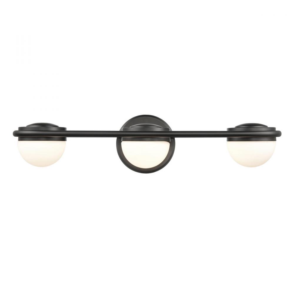 Nelly 22'' Wide 3-Light Vanity Light - Matte Black