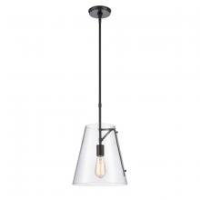 ELK Home 82156/1 - Trustle 11'' Wide 1-Light Pendant - Matte Black