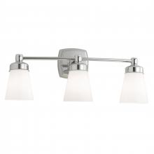 ELK Home 8933-CH-SO - Soft Square 22.25'' Wide 3-Light Vanity Light - Chrome