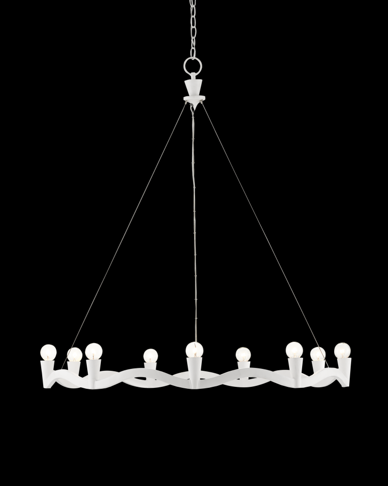 Serpentina White Chandelier