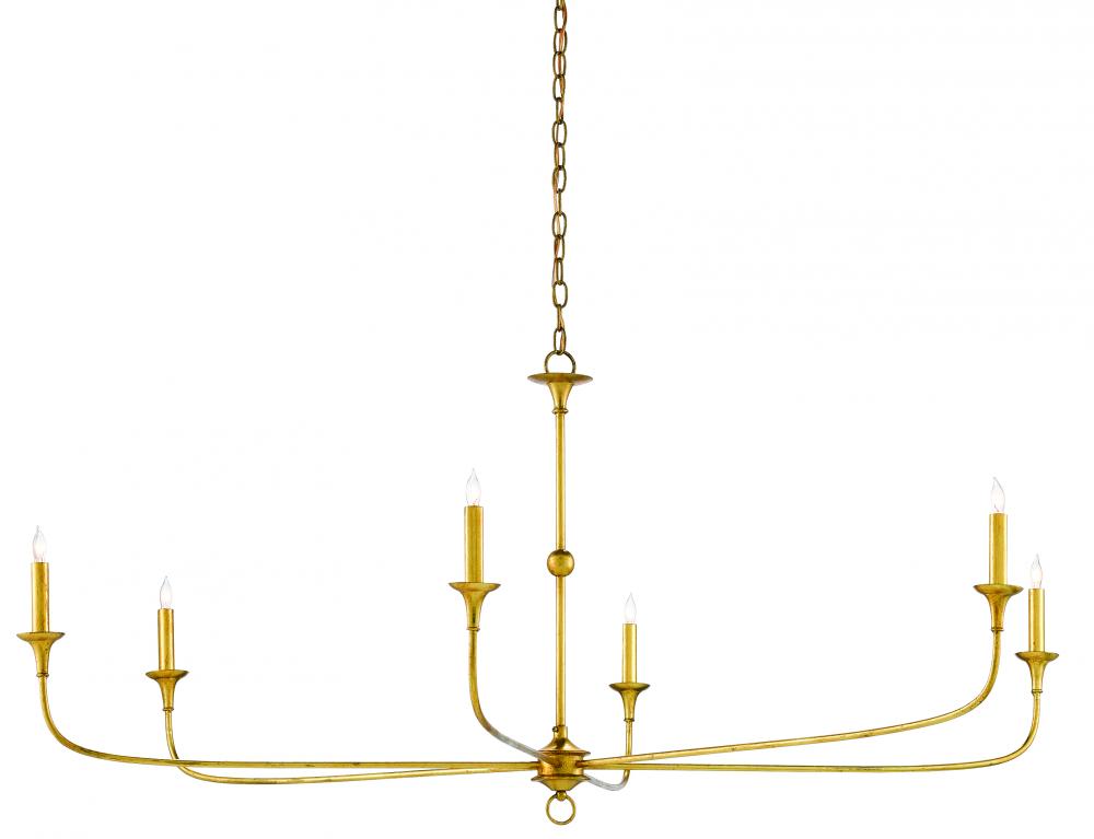 Nottaway Large Gold Chandelier