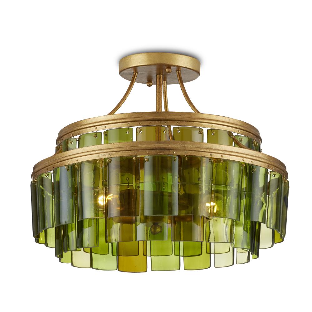 Vintner Green Semi-Flush Mount