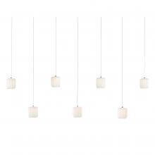 Currey 9000-1060 - Dove 7-Light Linear Multi-Drop Pendant